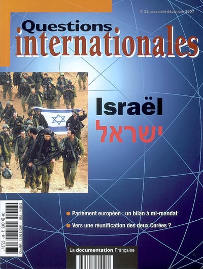 Questions internationales, n° 28. Israël