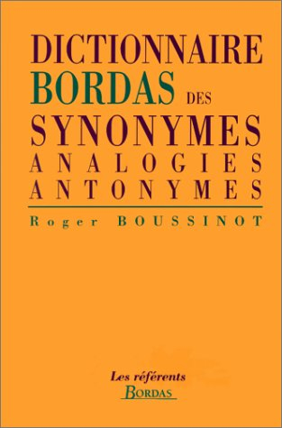 boussinot/dict.synony.np    (ancienne edition)