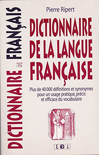dictionnaire de la langue française