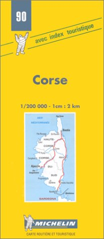 Carte routière : Corse, 90, 1/200000