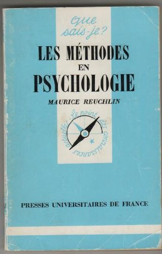 methodes en psychologie (les)