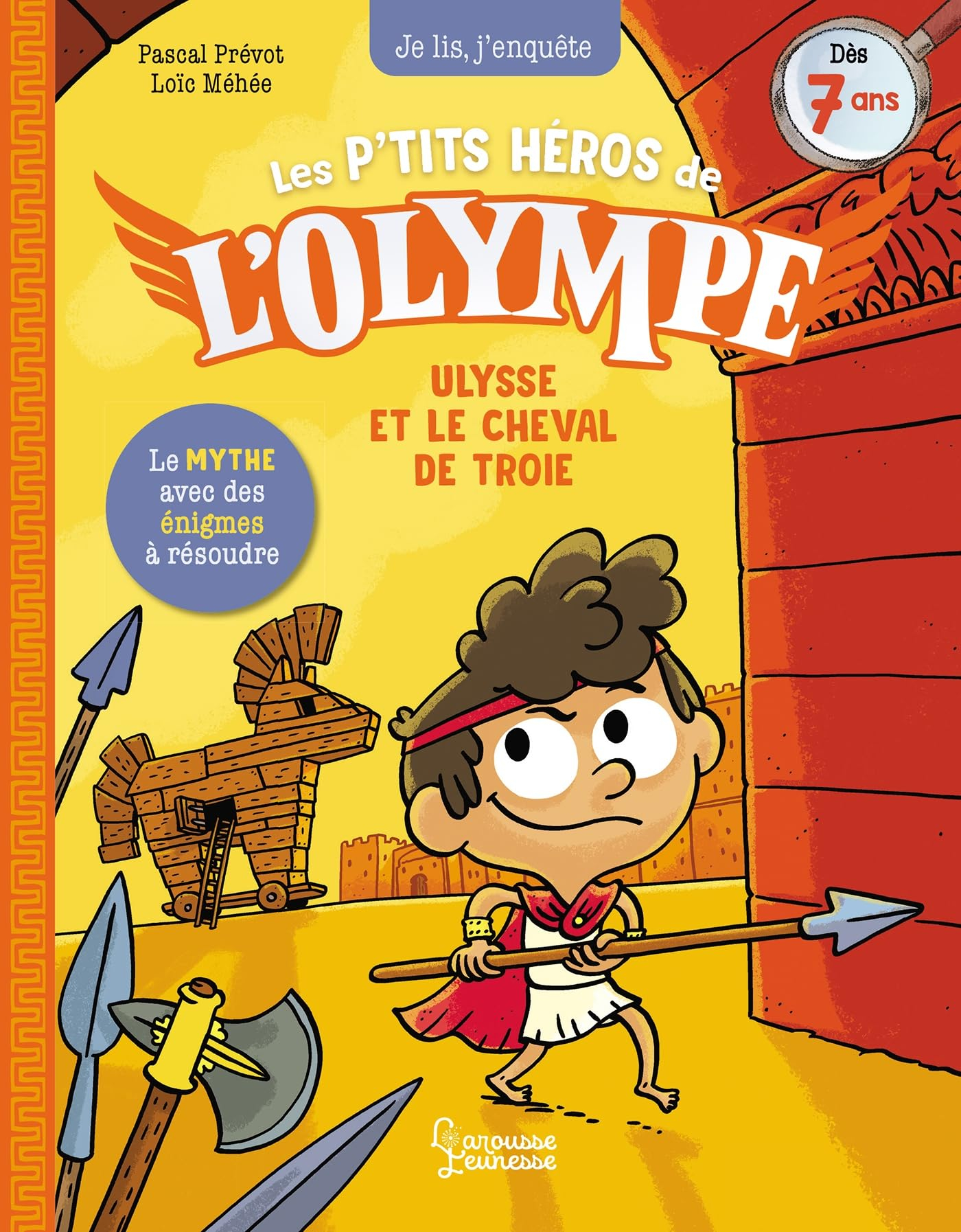 Les petits héros de l'Olympe. Ulysse et le cheval de Troie