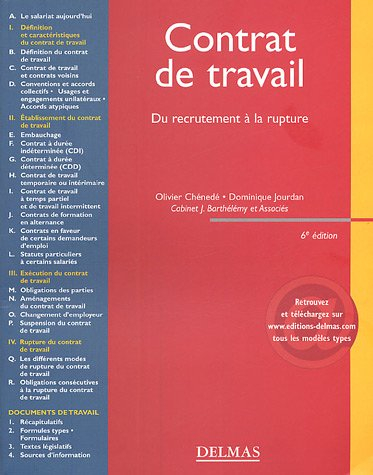 Contrat de travail : du recrutement à la rupture