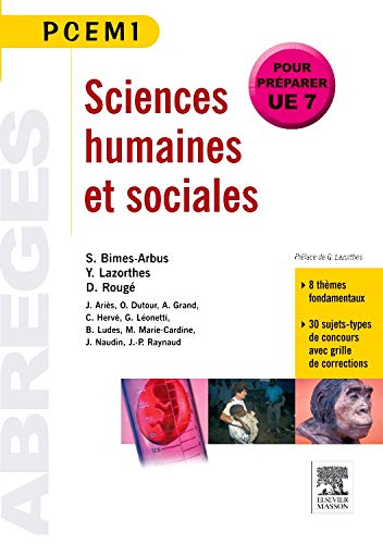 Sciences humaines et sociales : pour préparer UE7