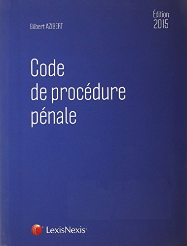 Code de procédure pénale 2015