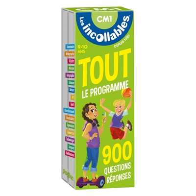 Les incollables : tout le programme CM1, 9-10 ans : 900 questions réponses