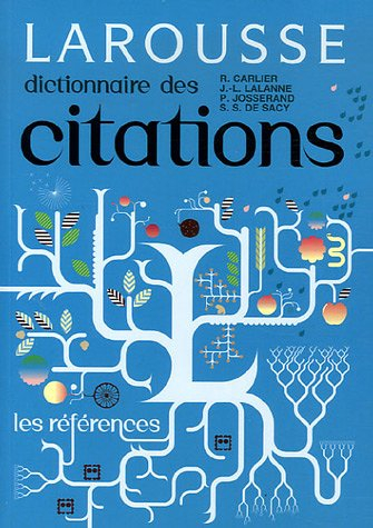 dictionnaire des citations françaises