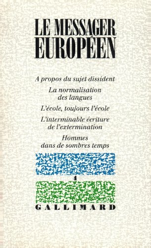 Messager européen (Le), n° 4