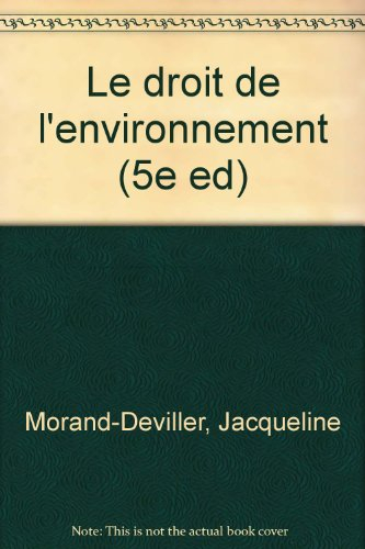 le droit de l'environnement