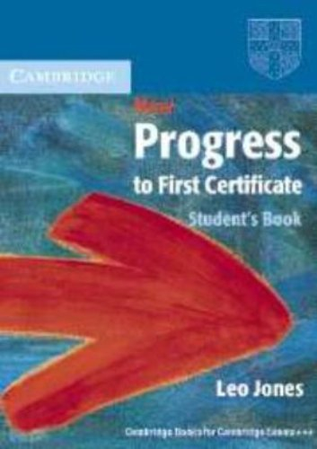 new progress to first certificate student's book