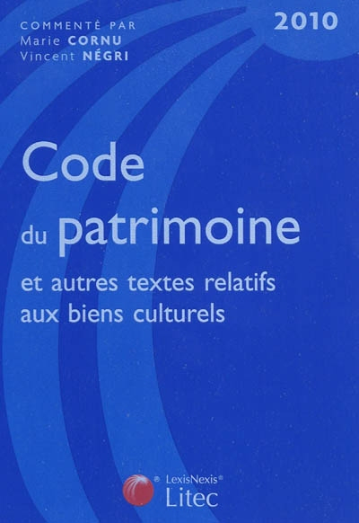 Code du patrimoine 2010