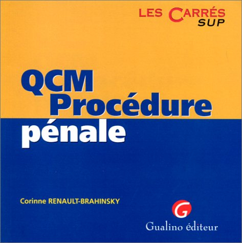 qcm procedure penale