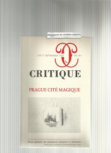 Critique, n° 147. Prague cité magique