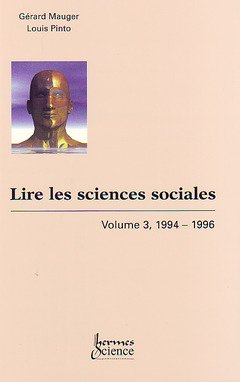 Lire les sciences sociales. Vol. 3. 1994-1996