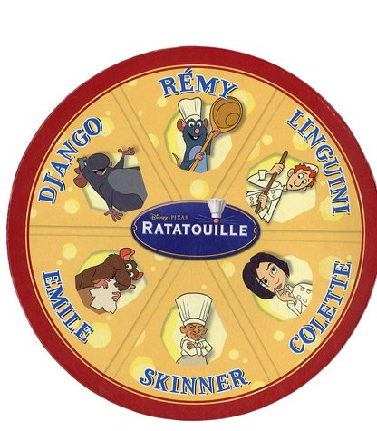Ratatouille : Rémy, Linguini, Colette, Skinner, Emile, Django