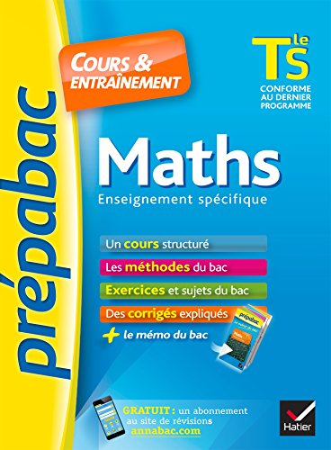 Maths terminale S : enseignement spécifique