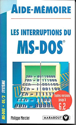 Aide-mémoire des interruptions du MS-DOS
