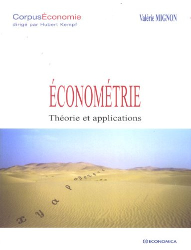 Econométrie : théorie et applications