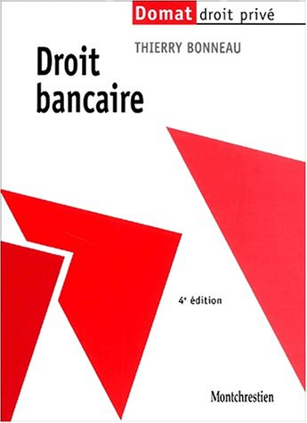 droit bancaire, 4e édition