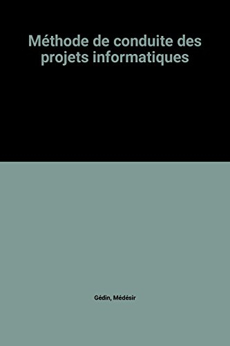 méthode de conduite des projets informatiques