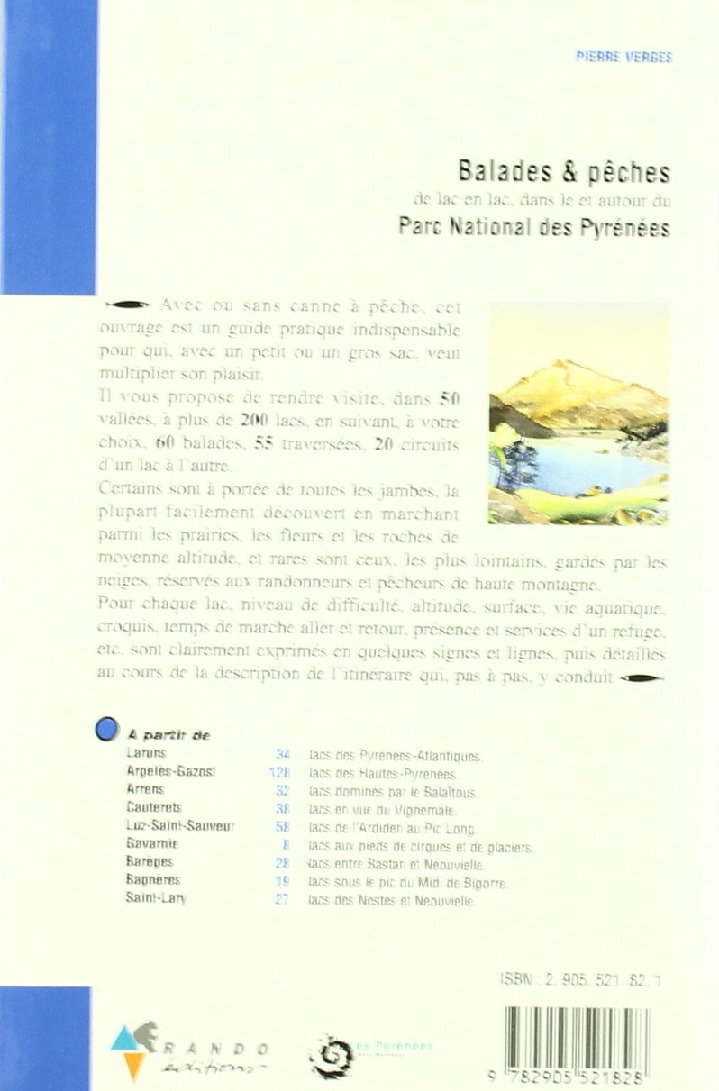 Balades et pêches : de lac en lac dans le et autour du parc national des Pyrénées