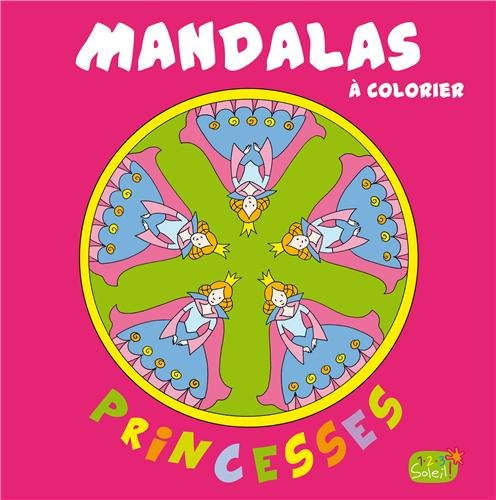 Mandalas à colorier : princesses