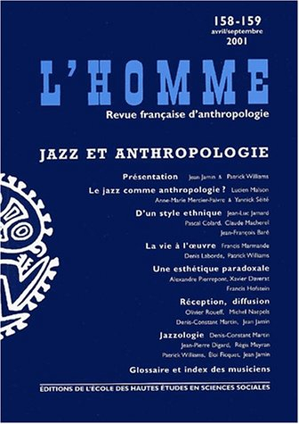 Homme (L'), n° 158-159. Jazz et anthropologie