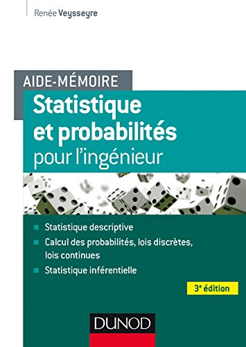 Statistique et probabilités pour l'ingénieur