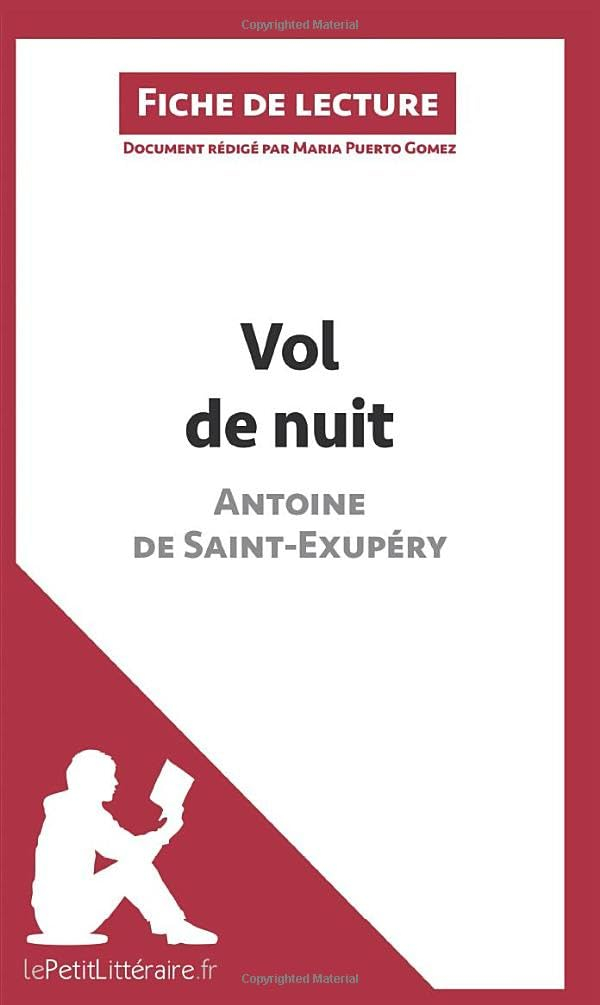 Vol de nuit d'Antoine de Saint-Exupéry (Fiche de lecture) : Analyse complète et résumé détaillé de l