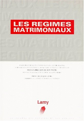 les regimes matrimoniaux