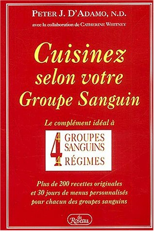 cuisinez selon votre groupe sanguin