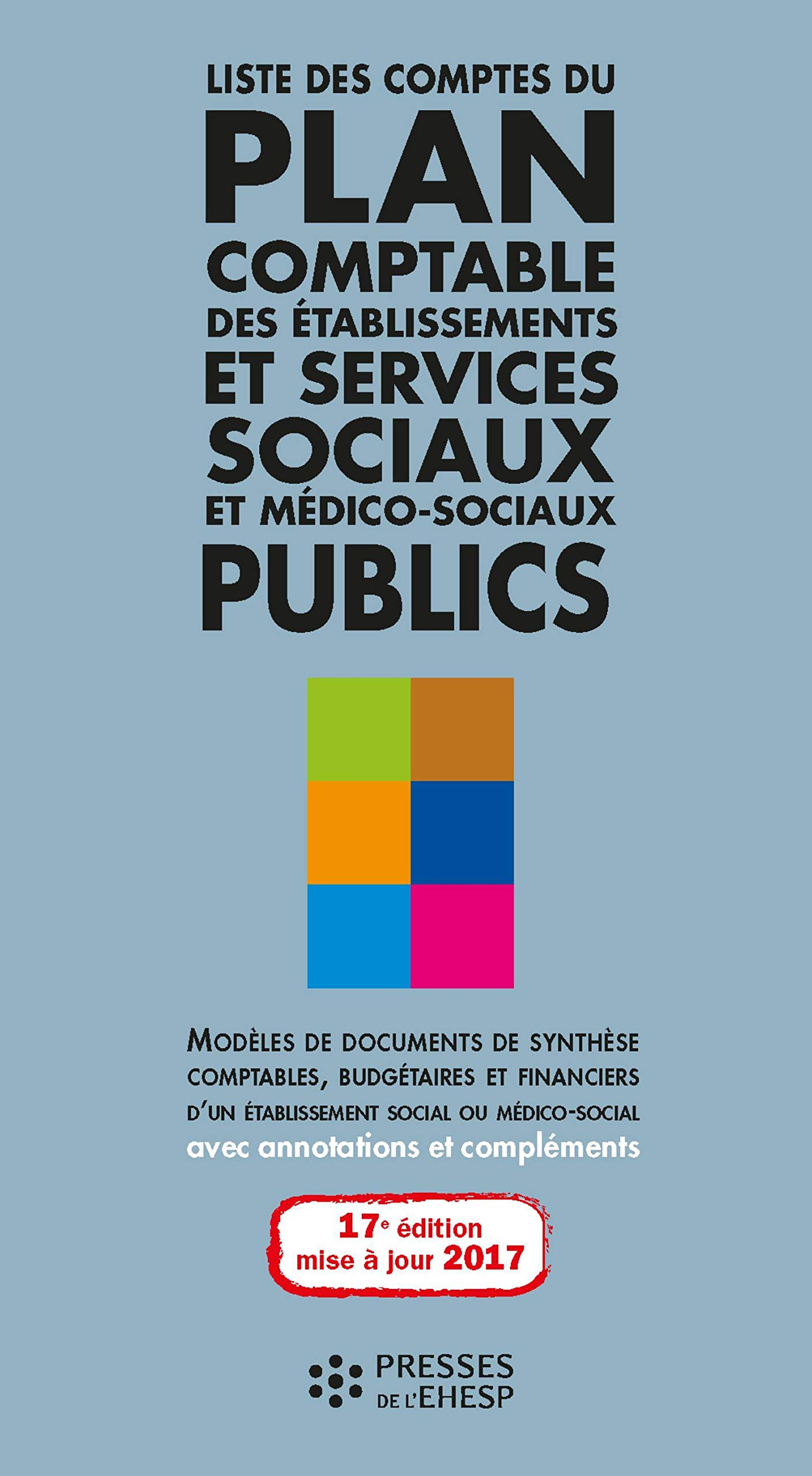 Liste des comptes du plan comptable des établissements et services sociaux et médico-sociaux publics