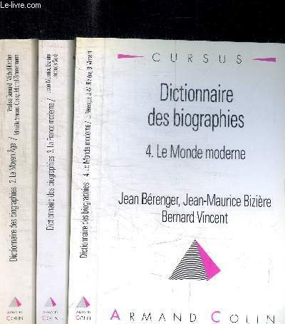Dictionnaire des biographies. Vol. 2. Le Moyen Age