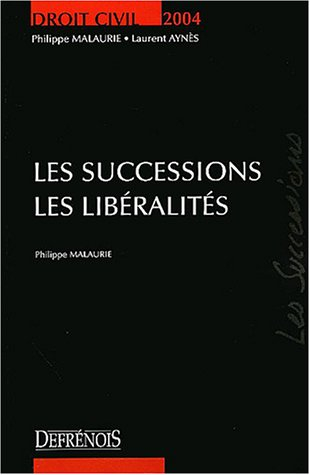 les successions, les libéralités