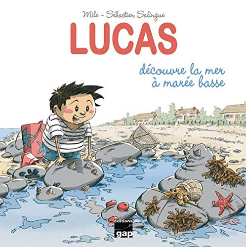 Lucas découvre la mer à marée basse