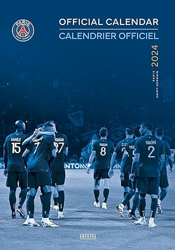 Calendrier officiel Paris Saint-Germain 2024. Official calendar Paris Saint-Germain 2024