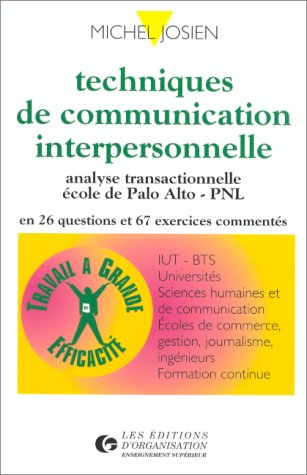 Techniques de communication interpersonnelle : analyse transactionnelle, école de Palo Alto, PNL en 