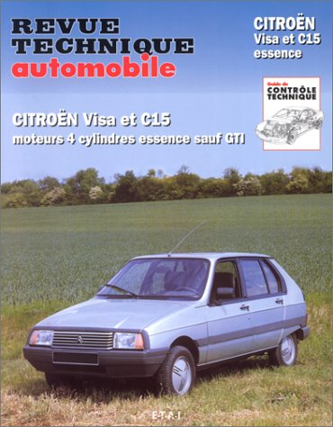 revue technique de l'automobile numéro 387.8 : citroën visa et c15 essence sauf gti, 1979-1989