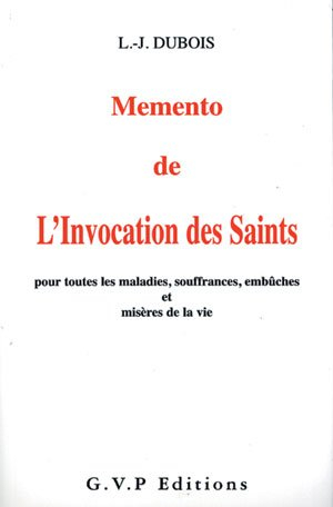 Memento de l'invocation des saints