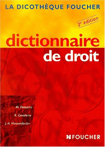 dictionnaire de droit, 2e édition