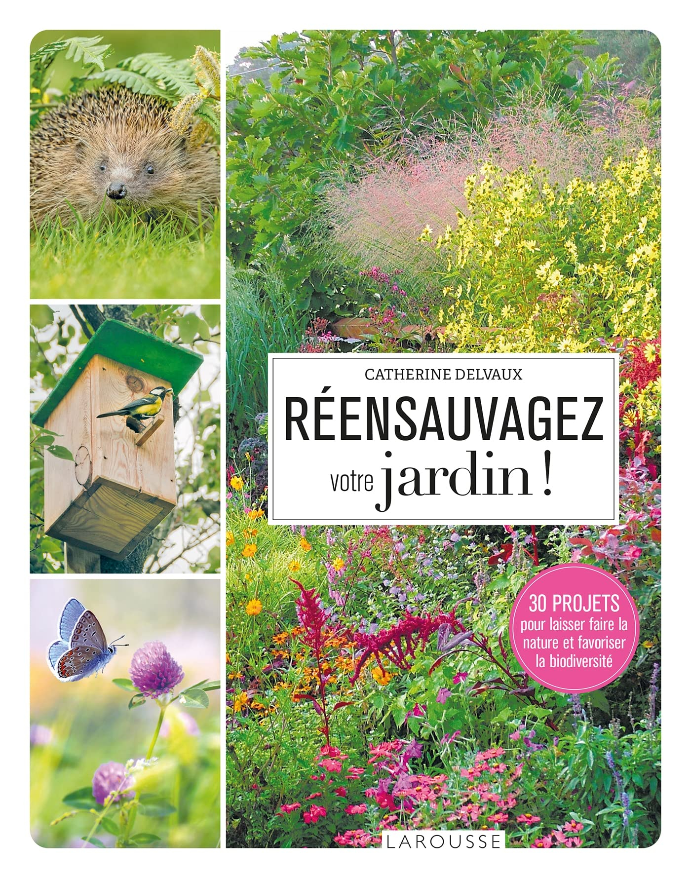 Réensauvagez votre jardin ! : 30 projets pour laisser faire la nature et favoriser la biodiversité