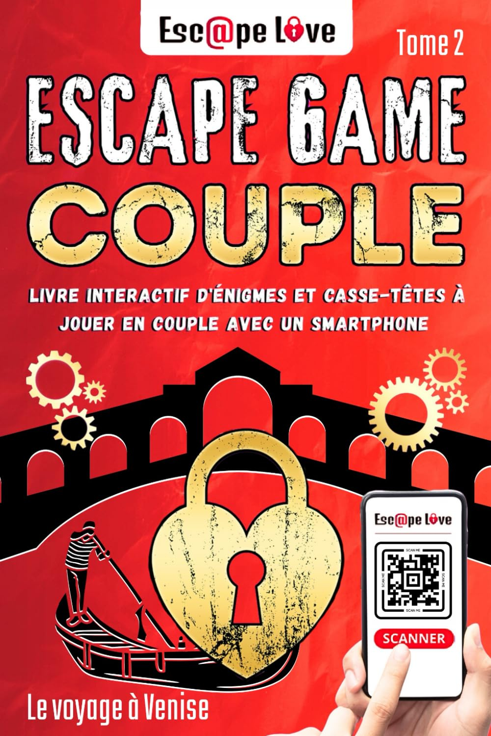 Escape Game Couple: Livre interactif d'énigmes et casse-têtes à jouer en couple avec un smartphone -