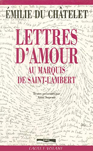 Lettres au marquis de Saint-Lambert