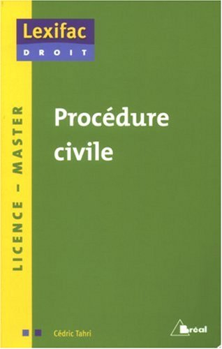 Procédure civile : licence, master