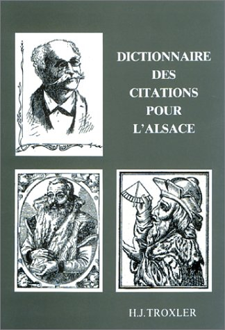 Dictionnaire des citations pour l'Alsace