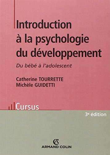 Introduction à la psychologie du développement : du bébé à l'adolescent