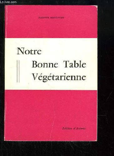 notre bonne table végétarienne