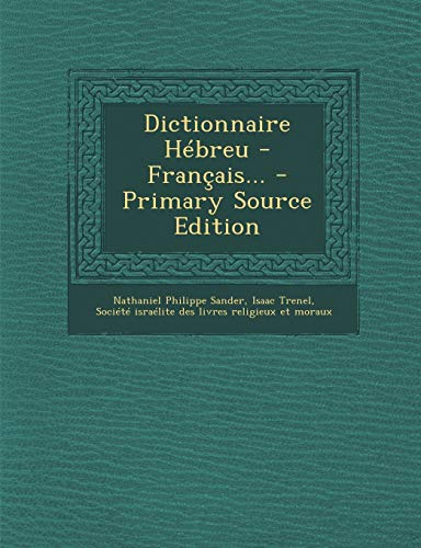 Dictionnaire Hébreu - Français...