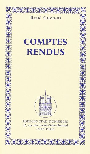 Comptes rendus