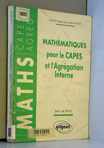 Mathématiques pour le CAPES et l'agrégation interne